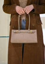 Borsa a Due Manici in Suede No:rae