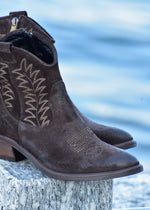 Texano in Pelle Color Moro