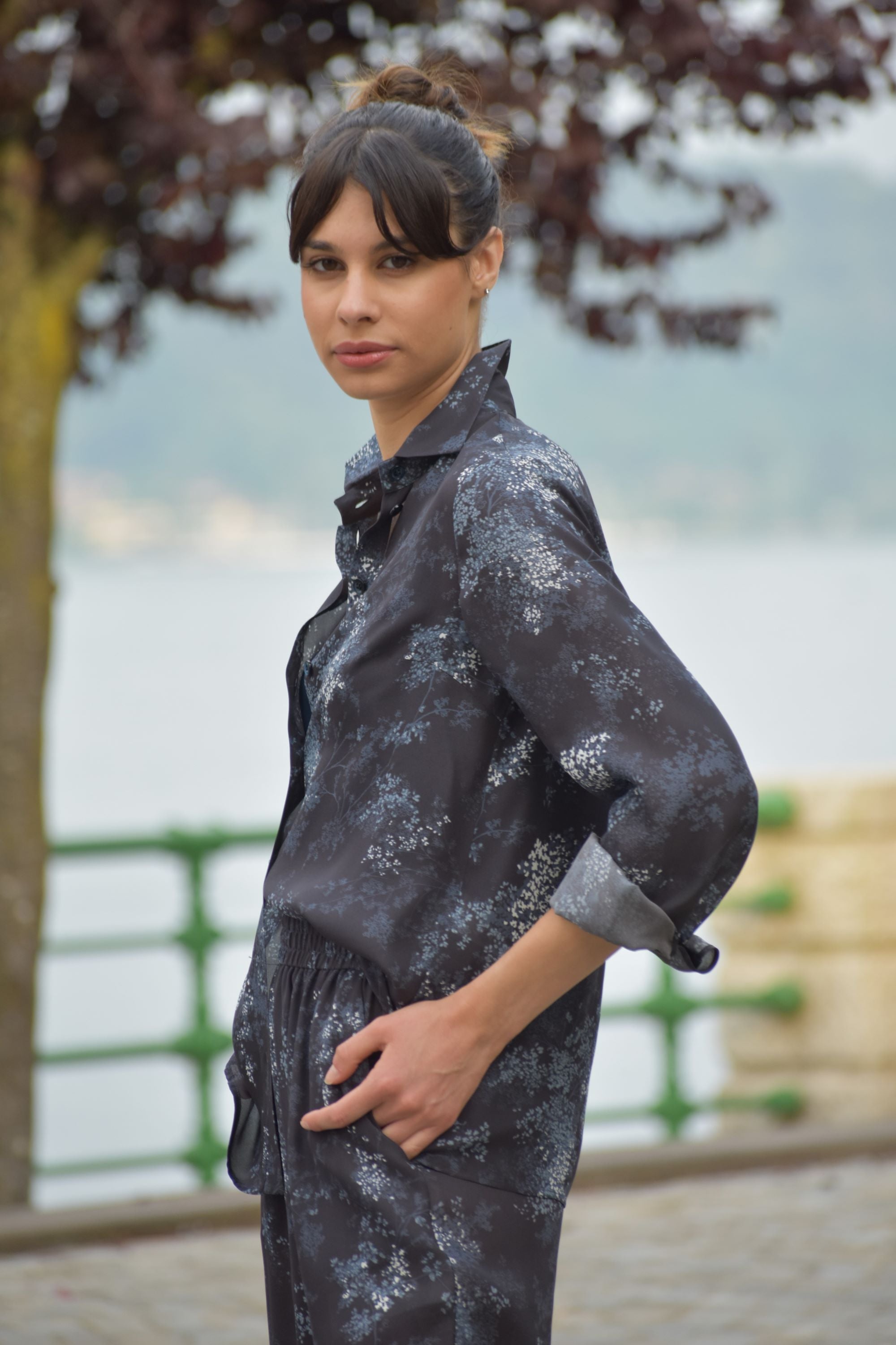 Blusa in Seta Fantasia Eleventy
