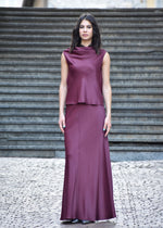 Gonna in Cady di Viscosa Alberta Ferretti