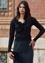 Maglia  in Mohair e Lana Alberta Ferretti
