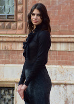Maglia  in Mohair e Lana Alberta Ferretti
