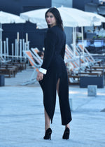 Tuta Frac in Crepe di Lana Stretch Emporio Armani