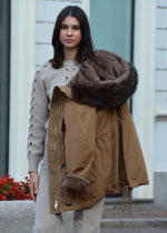 Parka con Eco Pelliccia Violanti
