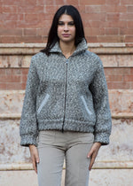Bomber in Maglia  Bouclé  D.Exterior