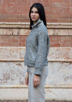 Bomber in Maglia  Bouclé  D.Exterior