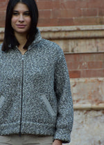 Bomber in Maglia  Bouclé  D.Exterior