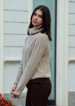 Pull Collo Alto Paillettes Arovescio
