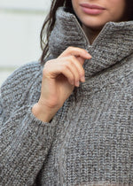 Giubbino in Maglia di Cashmere e Lana Gran Sasso