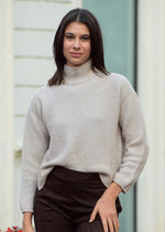 Pull Collo Alto in Lana Arovescio