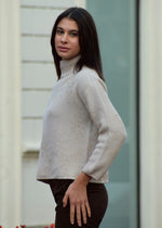 Pull Collo Alto in Lana Arovescio