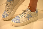 Sneaker in Pelle e Glitter Joann