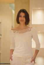 Maglia con Pizzo D.Exterior