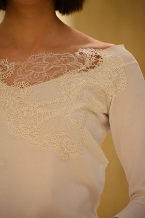 Maglia con Pizzo D.Exterior