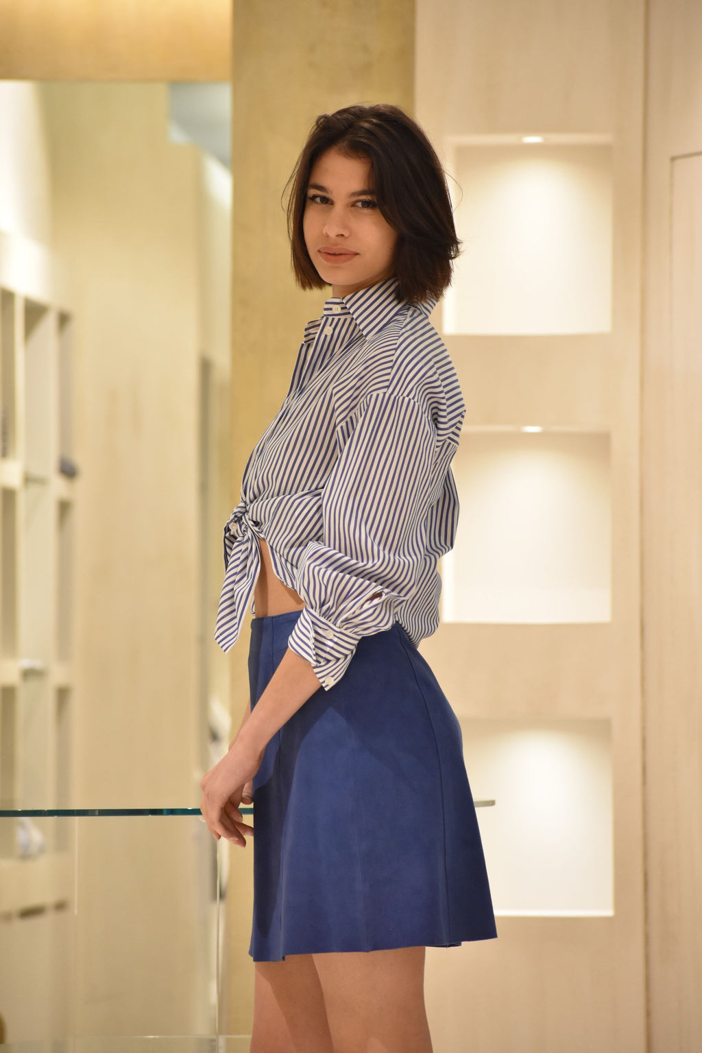 Camicia a Righe Taglio Over  D.Exterior
