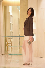 Blazer Monopetto in Crepe De Chine Stretch Peserico