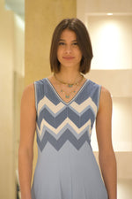 Abito D.Exterior con dettaglio Chevron