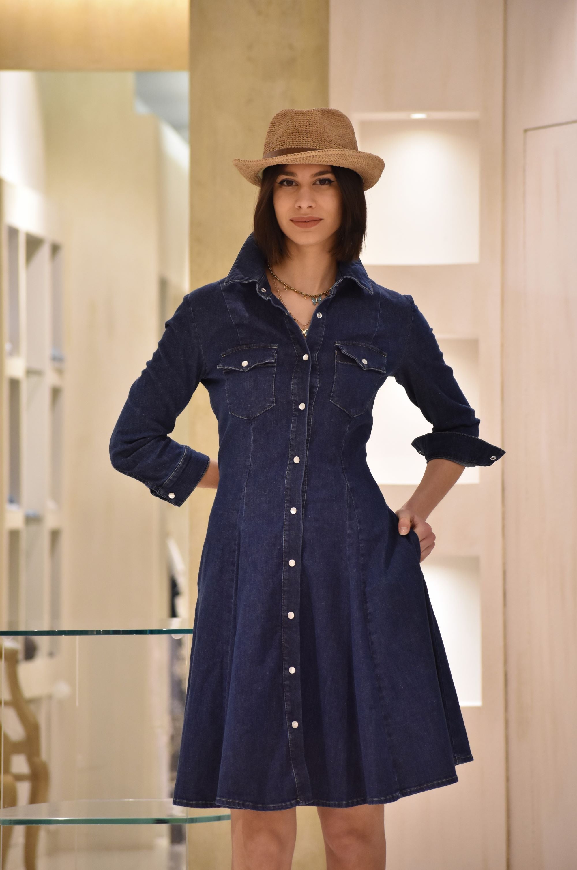 Chemisier in Denim Cigala's