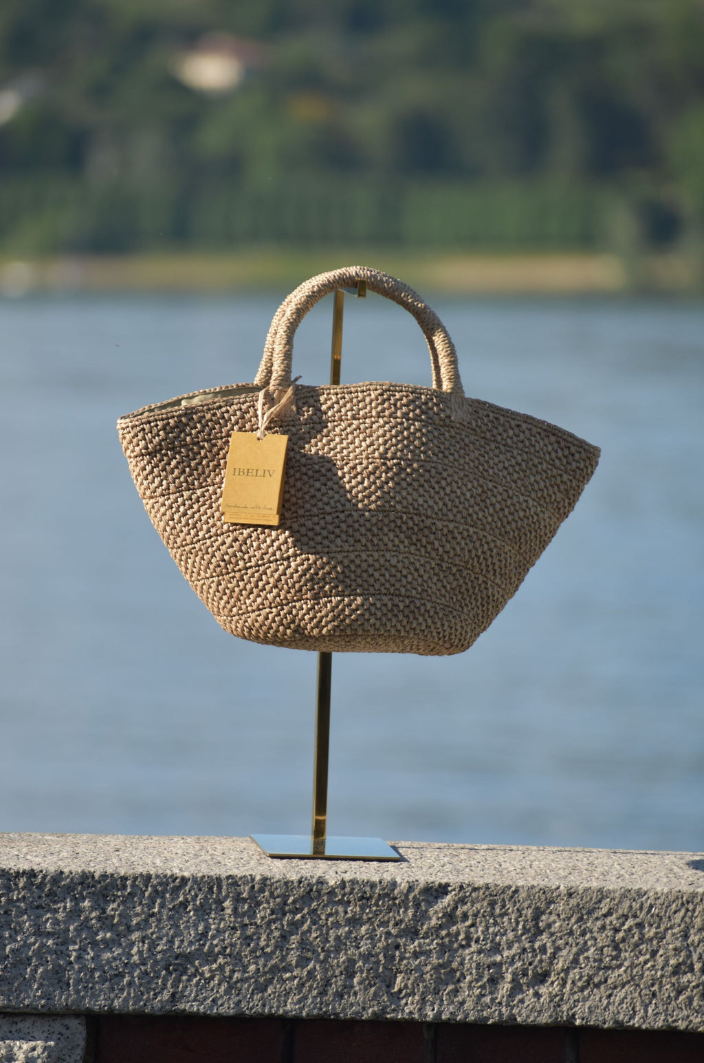 Borsa Basket in Rafia Ibeliv