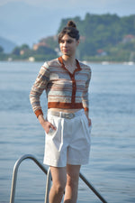 Cardigan Crop Girocollo  Missoni