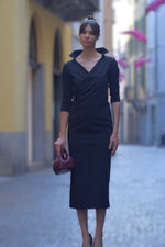 Abito Drappeggio Alberta Ferretti