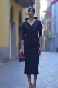 Abito Drappeggio Alberta Ferretti