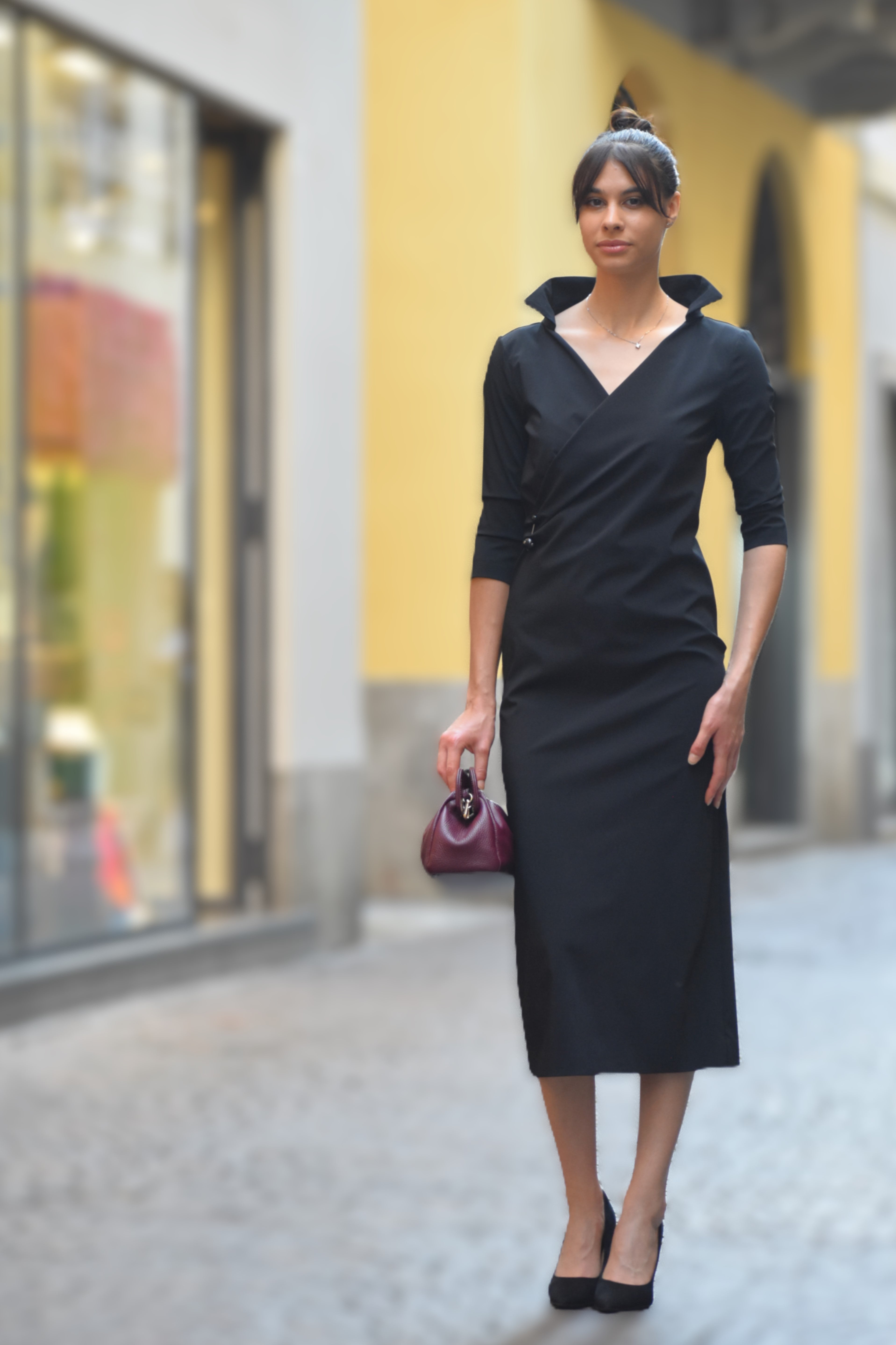 Abito Drappeggio Alberta Ferretti