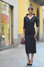 Abito Drappeggio Alberta Ferretti