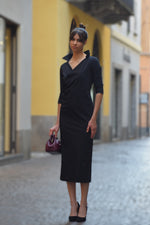 Abito Drappeggio Alberta Ferretti