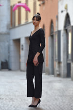 Pantalone Lana Elasticizzata Alberta Ferretti
