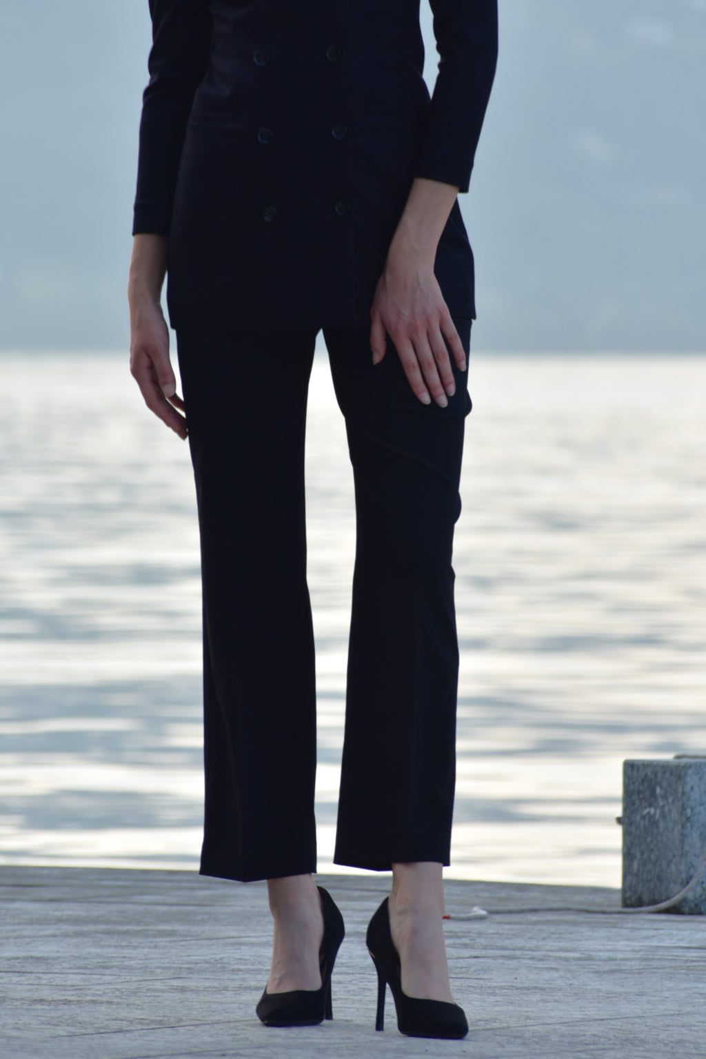 Pantalone Lana Elasticizzata Alberta Ferretti