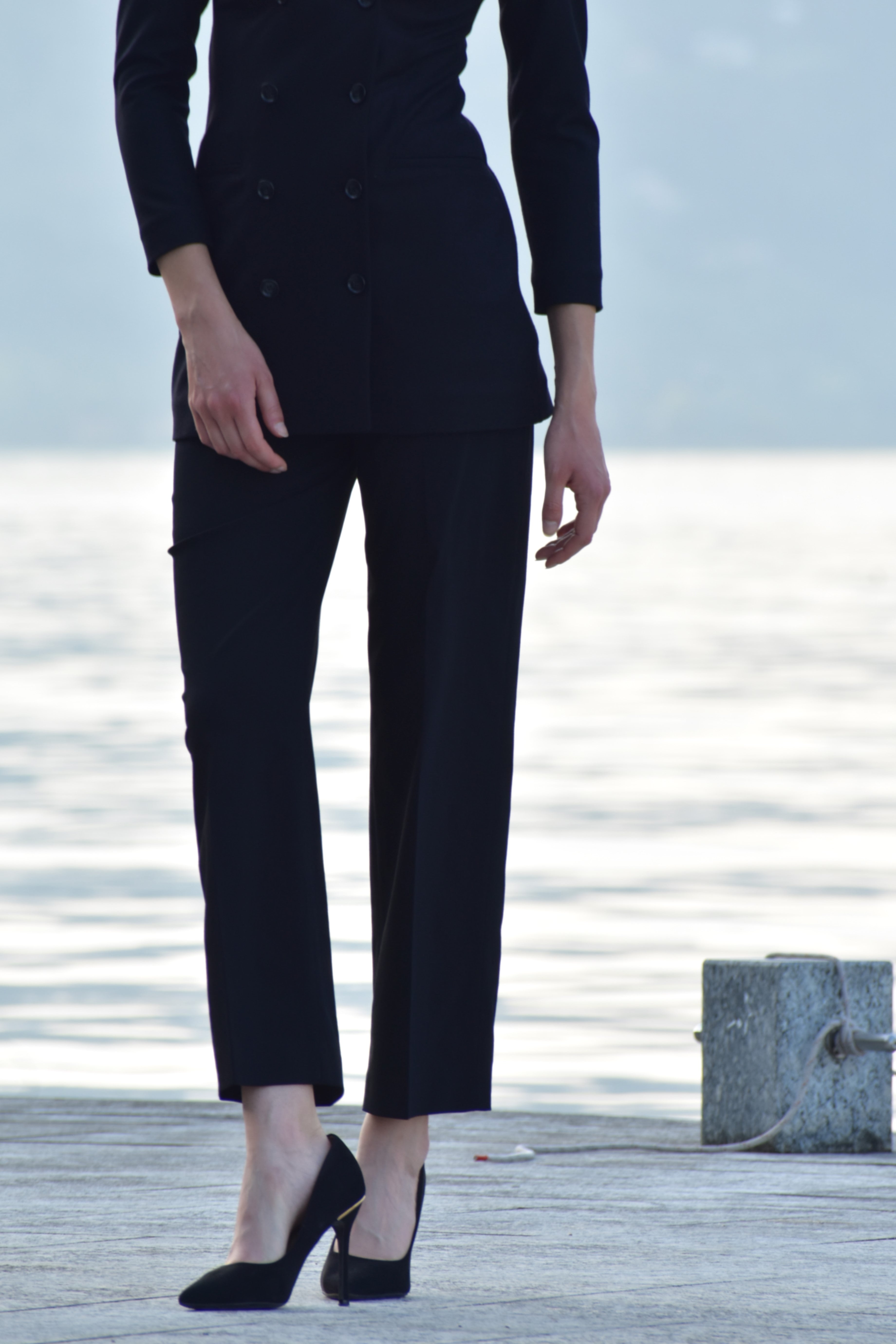 Pantalone Lana Elasticizzata Alberta Ferretti
