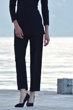 Pantalone Lana Elasticizzata Alberta Ferretti