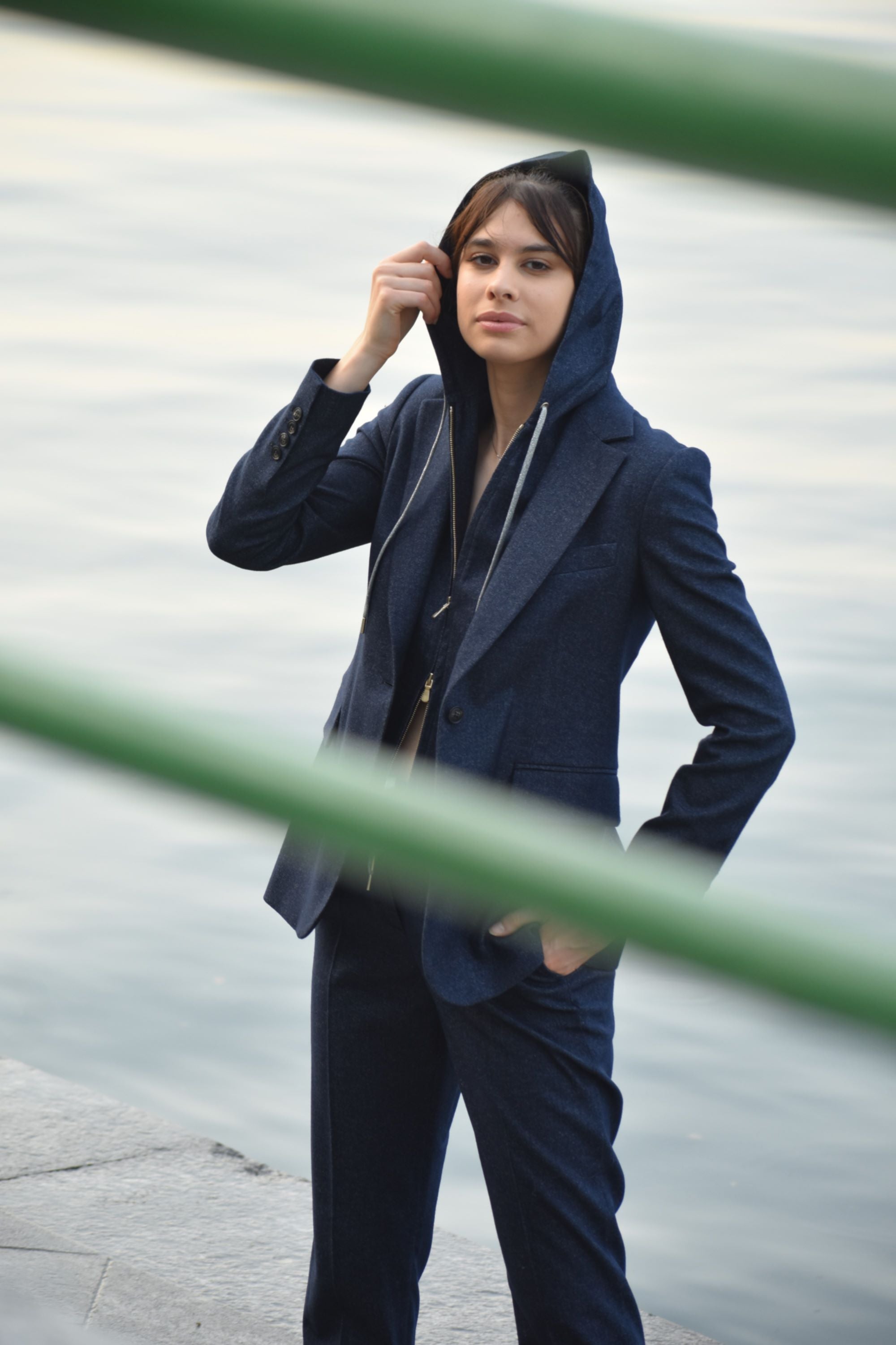 Pantalaccio in Cashmere e Lana  Blu Eleventy