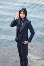 Pantalaccio in Cashmere e Lana  Blu Eleventy