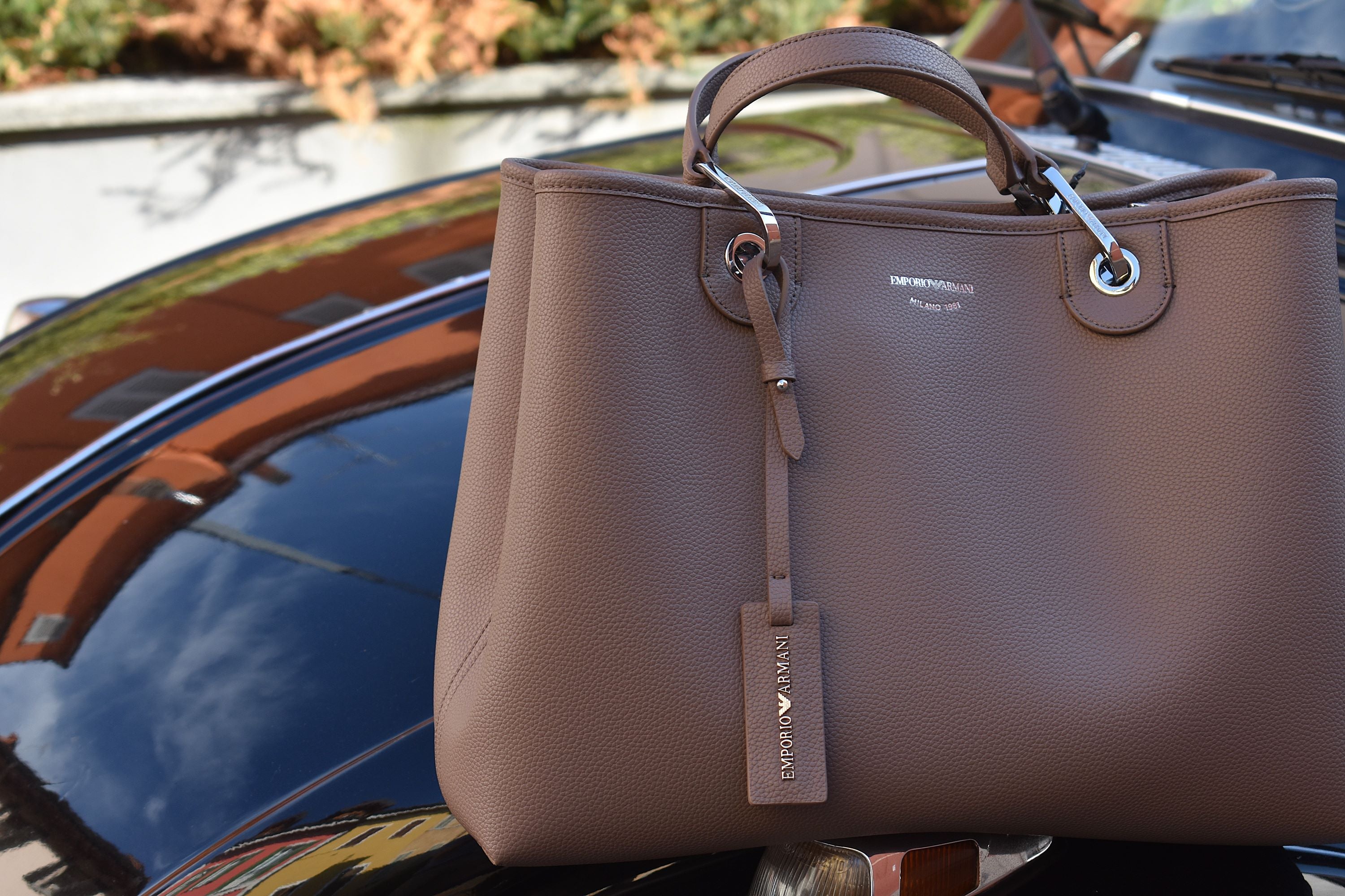 Borsa a Due Manici con Tracolla Emporio Armani
