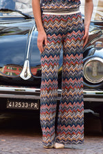 Pantalone Multicolor Palazzo in Pizzo Missoni