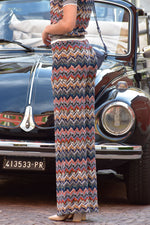 Pantalone Multicolor Palazzo in Pizzo Missoni
