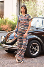 Pantalone Multicolor Palazzo in Pizzo Missoni