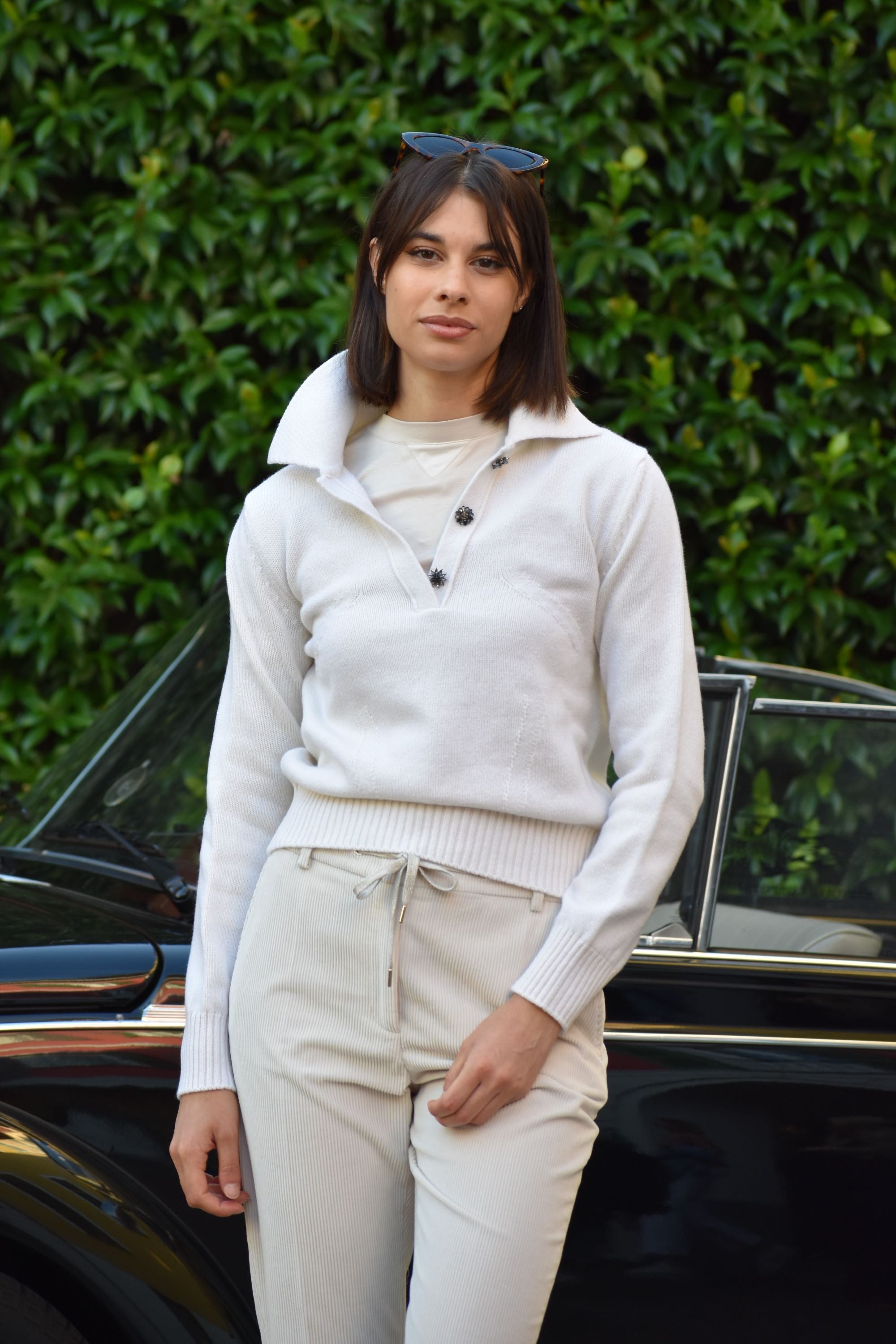 Polo in Cashmere e Lana Vanisè