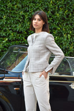Giacca Tweed Paillettes Emporio Armani
