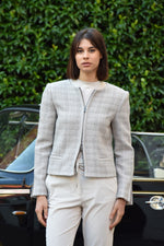 Giacca Tweed Paillettes Emporio Armani