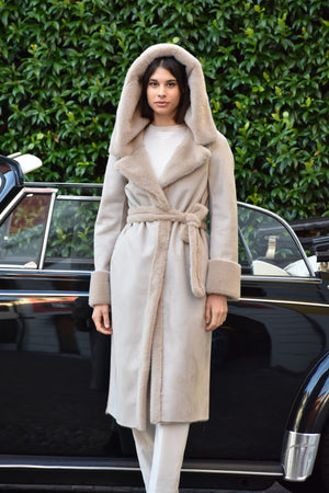 Cappotto Reversibile  in Eco Montone My Skin