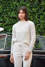 Pull Girocollo Alpaca e Lana D.Exterior