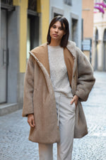 Eco Pelliccia Reversibile Violanti