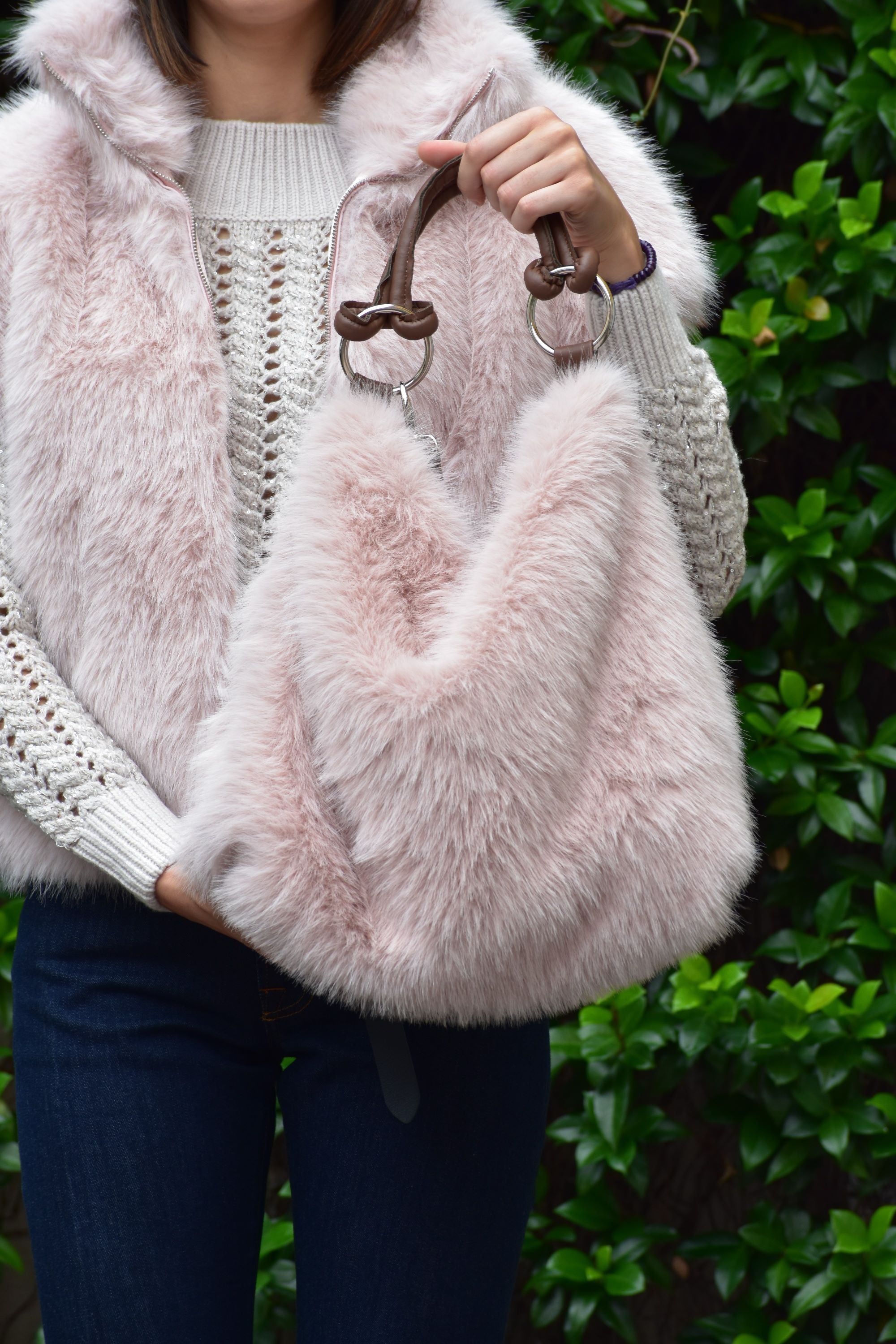 Borsa in Eco Pelliccia Teresa Cambi