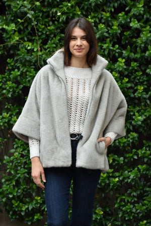 Cappa in Eco Pelliccia Helmur