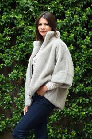 Cappa in Eco Pelliccia Helmur
