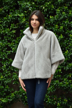 Cappa in Eco Pelliccia Helmur