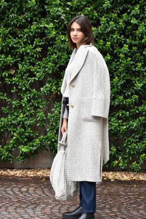Cappotto  con Micro Paillettes Pratolivo